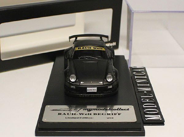 Amazon | △超貴重な！Black Wheels！MC 1/64 ミニカー Porsche 911